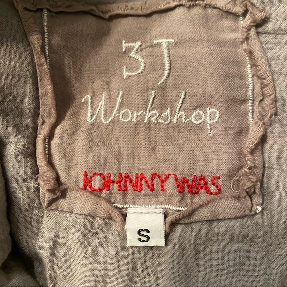 Johnny Was/3 J Workshop button front top - Picture 4 of 4